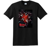 Qianqianzhi Men's The Boys TV Show Season 1 2 Poster Tee Small Medium Large Or XL T-Shirts Black L