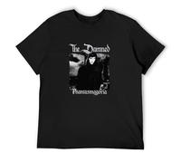 Qianqianzhi Men's The Damned Phantasmagoria T-Shirts Black XL