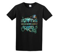 Qianqianzhi Men's The Jewels White Shark White T-Shirts Black M