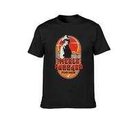Qianqianzhi Merle Haggard Tour T-Shirt Graphic Tee Printed Top Mens Shirt Black XL