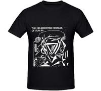Qianqianzhi Sun Ra The Heliocentric Worlds of Sun Ra Volume Tracks Men Custom Tee Shirts Black L
