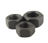 Qianqingkun, Dado esagonale annerito, classe 12.9, acciaio al carbonio, M6-M36, M22-M12, 10 pezzi