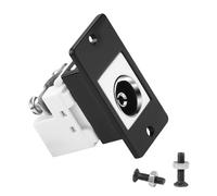 QIANRENON Antenna TV Presa a Pannello Rettangolare 9,5 mm - Adattatore PAL Femmina a Crimp Morsetto Fisso per Antenna Satellitare - Connettore per Dispositivo RF Set Top Box