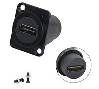 QIANRENON Pannello Montaggio Adattatore HDMI 2.0 Femmina a Femmina - Presa Convertitore Modulo Accoppiatore Pass-through