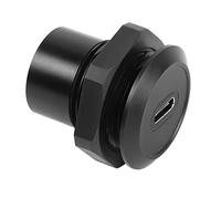 QIANRENON USB C Incassato Filettato Fisso Adattatore Convertitore 10Gbps USB 3.1 Type C Femmina a Femmina Pannello Montaggio Connettore Accoppiatori, 100 W, per Cruscotto equipaggiamento Pannelli