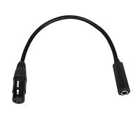 QIANRENON XLR femmina a 1/4" femmina equilibrio cavo adattatore TRS 6,35 mm a XLR 3 pin Mono Audio Connect Convert Cavo di interconnessione 36 cm/14,2 pollici