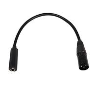 QIANRENON XLR maschio a 1/4 "Femmina Equilibrio Adattatore TRS 6,35 mm a XLR 3 Pin Mono Audio Connect Convertire Cavo di Interconnessione 36 cm/14,2 pollici