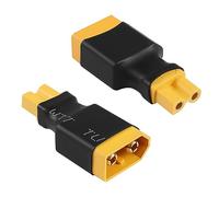 QIANRENON XT30 femmina a XT60 maschio RC modello di ricarica batteria di conversione spina XT60 a XT30 batteria al litio ESC adattatore, per modelli aerei drone RC auto giocattolo quadricottero, 2