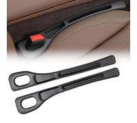 QIANRUIA 2 Pezzi Riempitivo per Sedili Auto per BMW E60 E61 M5 2005-2010, Striscia di Riempimento del Divario del Sedile Organizer per Spazio Auto,Black