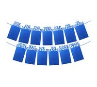 Qiantull 1° compleanno, ghirlanda per foto da 1 a 12 mesi, ghirlanda da appendere per il primo compleanno, 1° compleanno, decorazione da parete per feste, colore blu