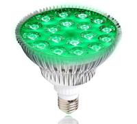 QIANYAN Pieno sentimento verde per crescere luci per il riposo delle piante, 520nm lampada per piante aiutano a dormire, riflettere 530nm luce verde sicura al buio