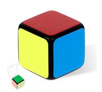 Qianyu Speed - Cubo magico 1 x 1 puzzle 3D a cubo magico Smooth Fast Cube sequenziale Brain Teaser Toys for Fast Cubing Fun