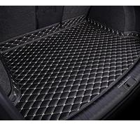 QIAOFANFAN Auto Pelle Tappetino Bagagliaio per Hyundai Tucson NX4 2021-2025,Antiscivolo Impermeabile Posteriore Tappeto Copri Baule Interni Accessori,A/Black-Beige