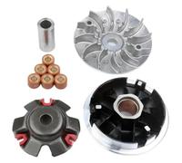 QIAOG Kit variatore for scooter con rullo da corsa 18x14 mm 12 g e puleggia di trasmissione fissa compatibile motore a 4 tempi ARN125 F-Act125 Focus125 Matrix125 Zahara125