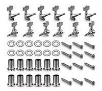 Qiaohome Accessori di Ricambio Confezione da 12 Manopole per Chitarra Acustica per Chitarra Acustica (6 A Sinistra + 6 A)