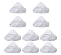 Qiaohome Cuscinetti di Ricambio Compatibili per H2O X5 Steam Steam Cleaner Panno per Scopa Un Vapore Mop Cloth Cover 10 Pack