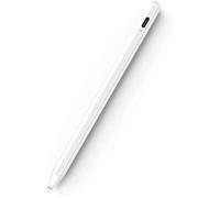 Qiaohome Penna stilo per 2 contatti, per Pro 11 12.9 9.7 Air 3 Mini 5 Active Pencil No Delay Drawing Pen (bianco)