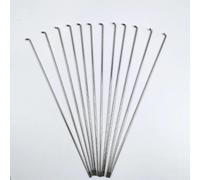 QIAOJUNMING 36Pcs 13G Acciaio Argento Raggi Elettrici per Raggi Della Bicicletta Raggi Della Bici Da Strada con Nippli Parti del Ciclo Personalizza Lunghezza Raggi Rim