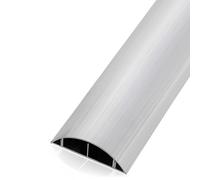 QiaoRong Canalina Passacavi Calpestabile Canaline per Cavi Elettrici Proteggi I Cavi e Previene Gli Inciampi Copricavi a Pavimento per Casa, Ufficio o Ambienti Esterni(0.8x2.9cm/0.3x1.1in)