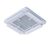 QiaoRong Deflettore Aria Condizionata per Bocchette Regolabile Deflettore Condizionatore da Soffitto per Condizionatore d'Aria Centralizzato, Set da 4 Pezzi