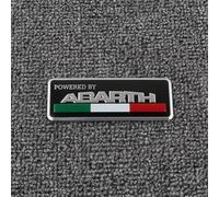Qiaosup Auto Stemmi Decorazioni Emblema Adesivi per Abarth 595 2016-2023,Antiruggine e Impermeabile Carrozzeria Logo Distintivo Auto Accessori,A