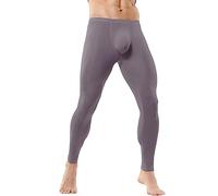 QiaTi Mutande lunghe da uomo Long Johns Intimo da uomo, 1# grigio, XL