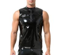 QiaTi Uomo Perizoma Trasparente Biancheria intima Tangas Bikini Spago Set di 2, Nero (3), M