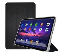 Qiawum Custodia pieghevole a tre fondi per Teclast T60 2023 Smart Auto Sleep/Wake-up 12 pollici Tablet PC Folio Cover con guscio posteriore in TPU morbido (nero)