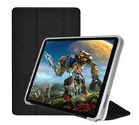 Qiawum Supporto pieghevole in tre posizioni per ALLDOCUBE iplay50 Mini Pro NFE Case 8.4 pollici Tablet PC Folio PU Custodia in pelle con morbido TPU Back Shell (nero)