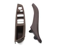 QIBBEI Copertura Del Bracciolo Anteriore Sinistro E Destro Interno Per Guida A Sinistra Gruppo Maniglia Della Porta Per BMW Serie 5 F10 F11 F18 2010-2017
