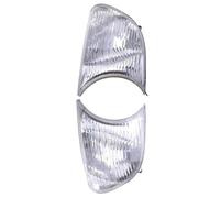 QIBBEI Indicatore Direzione Auto Luce D'angolo Trasparente Per E46 1998-2001 63126904299 63126904300(Clear)