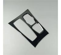 QIBBEI Nero Center Console Gear Shift Pannello Decorazione Copertura Trim per X5 E70 X6 E71 2008-2014 LHD in Acciaio Inox Car Styling Adesivi(Black1)