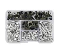 QIBBEI Set di Attrezzi Moto Carena Completa Bulloni Kit Viti per Tenere 700 MT07 MT 07 TMAX 500 TMAX 560 FZ6 Xmax MT 09 MT03(Argento)