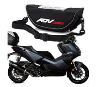 QIBOZNG Borsa Manubrio per Ho&NDA ADV350 Adv350 ADV 350 Accessorio Moto Borsa da Navigazione per Manubrio Impermeabile E Antipolvere(Black3)