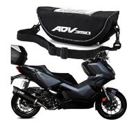 QIBOZNG Borsa Manubrio per Ho&NDA ADV350 Adv350 ADV 350 Accessorio Moto Borsa da Navigazione per Manubrio Impermeabile E Antipolvere(Black2)