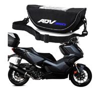 QIBOZNG Borsa Manubrio per Ho&NDA ADV350 Adv350 ADV 350 Accessorio Moto Borsa da Navigazione per Manubrio Impermeabile E Antipolvere(Black4)
