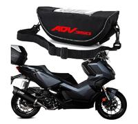 QIBOZNG Borsa Manubrio per Ho&NDA ADV350 Adv350 ADV 350 Accessorio Moto Borsa da Navigazione per Manubrio Impermeabile E Antipolvere(Black5)