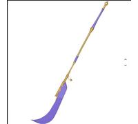 Qicaier Puntello per armi cosplay, oggetti di scena per film dei cartoni animati, giochi di ruolo e accessori per costumi di Halloween, oggetti da collezione anime, armi fantasy Rumi è una spada KPOP