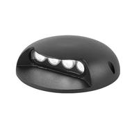 QICBYING Luci Paesaggistiche - Luci da Percorso per Esterni A LED, Lampada da Terra Luminosa Laterale Impermeabile IP65, Luce da Terra da Giardino, Faretto da Incasso per Esterni(Green,4W-(220V))