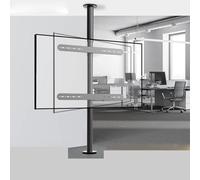 QICBYING Parete di Base Rotante 360 Gradi di Rotazione Staffa - Supporto da Pavimento per TV, Staffa Parete Divisoria TV LCD Gancio Girevole, per Schermi LED da 32-75 Pollici(2000-2950mm)