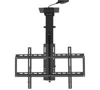 QICBYING Supporto TV A Parete - Sollevatore TV Elettrico Telescopico, Supporto TV Motorizzato da Soffitto, Staffa per Monitor con Telecomando E Funzione di Memoria per TV da 32-75 Pollici