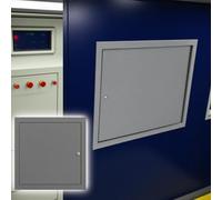 QICEHESE 1 Porta di ispezione bloccabile con Chiave - Pannello di Accesso Resistente alle intemperie for cartongesso, Ideale for Fori del contatore del Gas e Accesso ai Servizi(300x300mm)