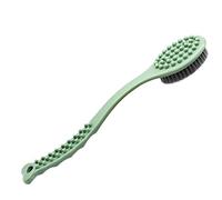 QiCheng&LYS Spazzola doccia lunga, morbida e confortevole, spazzola schiena, Spazzola manico (Green)