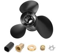 Qiclear 48-832830A45 Elica Barca OEM, Diametro 37 cm x 48,2 cm Passo, per Motori fuoribordo Mercruiser Alpha One e Mercury da 135-300 CV, elica Mercruiser 3.0 da 14,5 x 19, 15 Denti scanalati, Destra