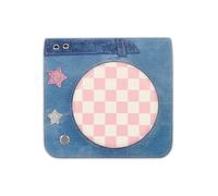 QICNMFA Custodia per fotocamera compatibile con Fujifilm Instax Mini 12/11, Sweetheart Denim con tracolla rimovibile regolabile, Per Sq1/Sq40/Sq6, moderno
