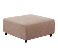 qiden Fodera per Poggiapiedi Quadrata Fodera per Ottomana Elasticizzata,10% Più Spessa Jacquard Fodera per Pouf Elastico Grande Fodere per Piedi con Fondo Elastico,Lavabile in Lavatrice-CachiM