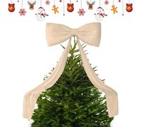 Qidures Fioccos Puntale per Albero di Natale - 180cm Extra Large in Velluto Rosso con Sentiero Lungo, Puntale Gigante per Albero di Natale PerAlbero DiNatale, Ghirlanda, Parete, Stanza