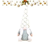 Qidures Gnomi Natalizi - Babbi Natale Peluche Decorazioni Natalizie - Bambola con Glitter 45 cm per Feste Bambini Ragazze e Ragazzi