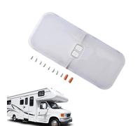 Qidures Plafoniera LED per - Plafoniera LED per con Luminosità Regolabile,Lampada 12-30V con Temperatura Colore Regolabile per Viaggi Notturni