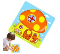 Qidures Puzzle di Legno per Bambini,Giocattoli Educativi Animali con Storie Multiple,Puzzle Casa dei Cartoni Animati | Ideale per Bambini Ragazzi Casa Viaggio Sala Giochi Natale Compleanno Vacanza